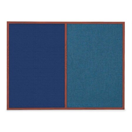 United Visual Products Slim Style Indoor Enclosed Corkboard, 48 UVRDS48SBH-BLACK-FORBO